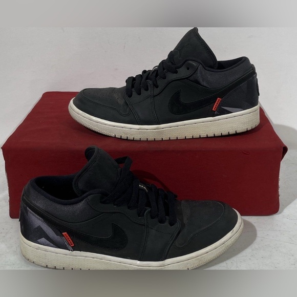 Nike Air Jordan 1 Low Black X Paris Saint-Germain *No Box* - Picture 1 of 7